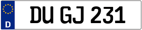 Truck License Plate